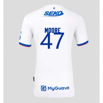 Rangers Mikey Moore #47 Bortedrakt 2025-26 Kortermet Rangers Mikey Moore #47 Bortedrakt 2025-26 Kortermet
